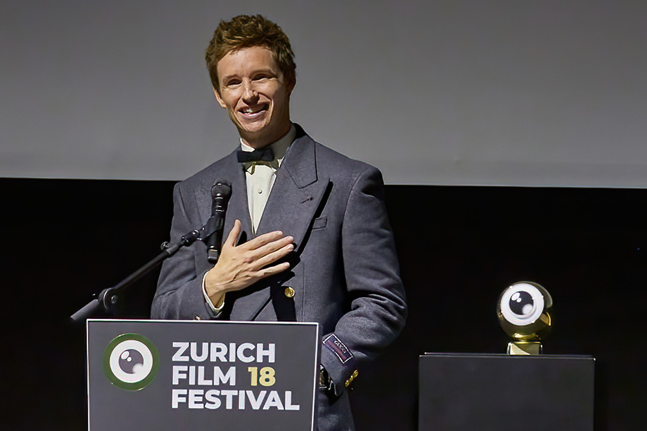 Eddie Redmayne Receives Golden Eye Award Of The 18th Zurich Film Festival